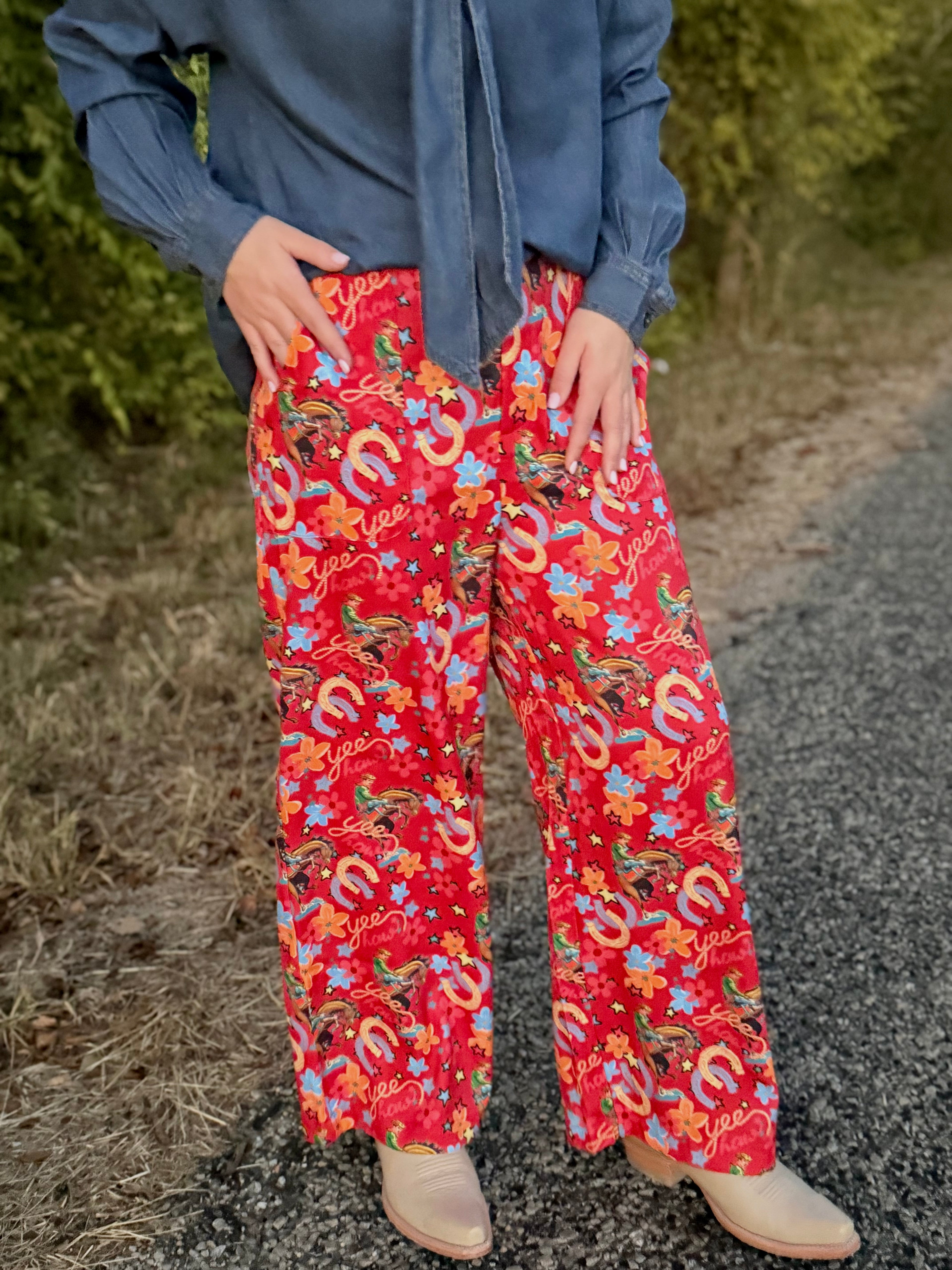 Yeehaw Cowgirl Pants