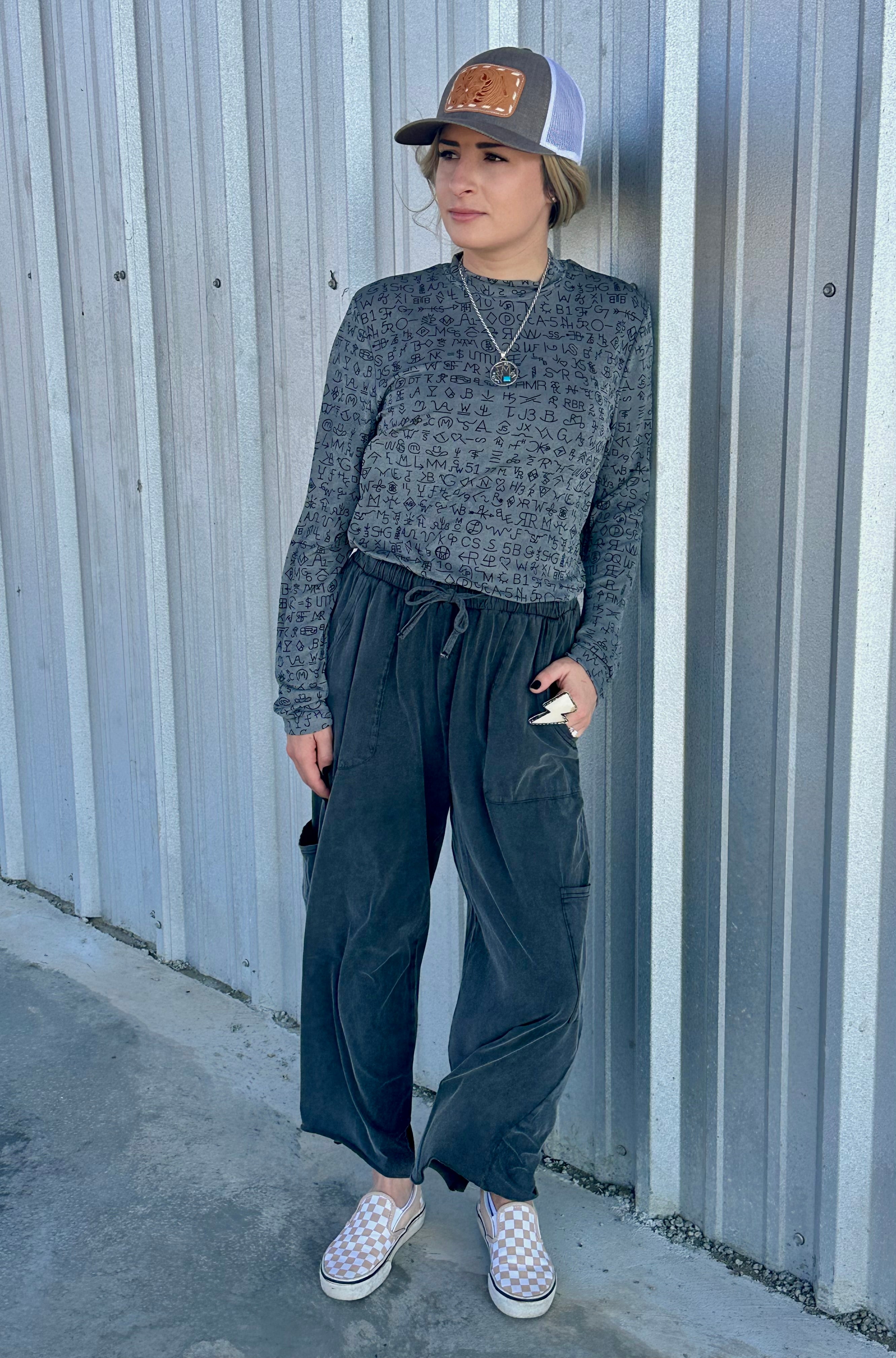 Black Vintage Pants