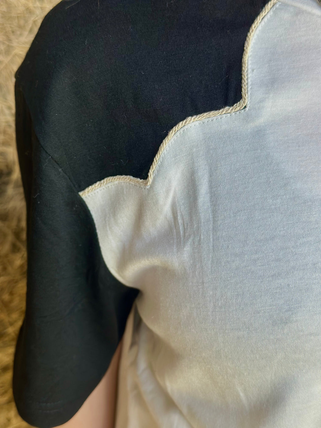 Dusty Trail Scallop Tee