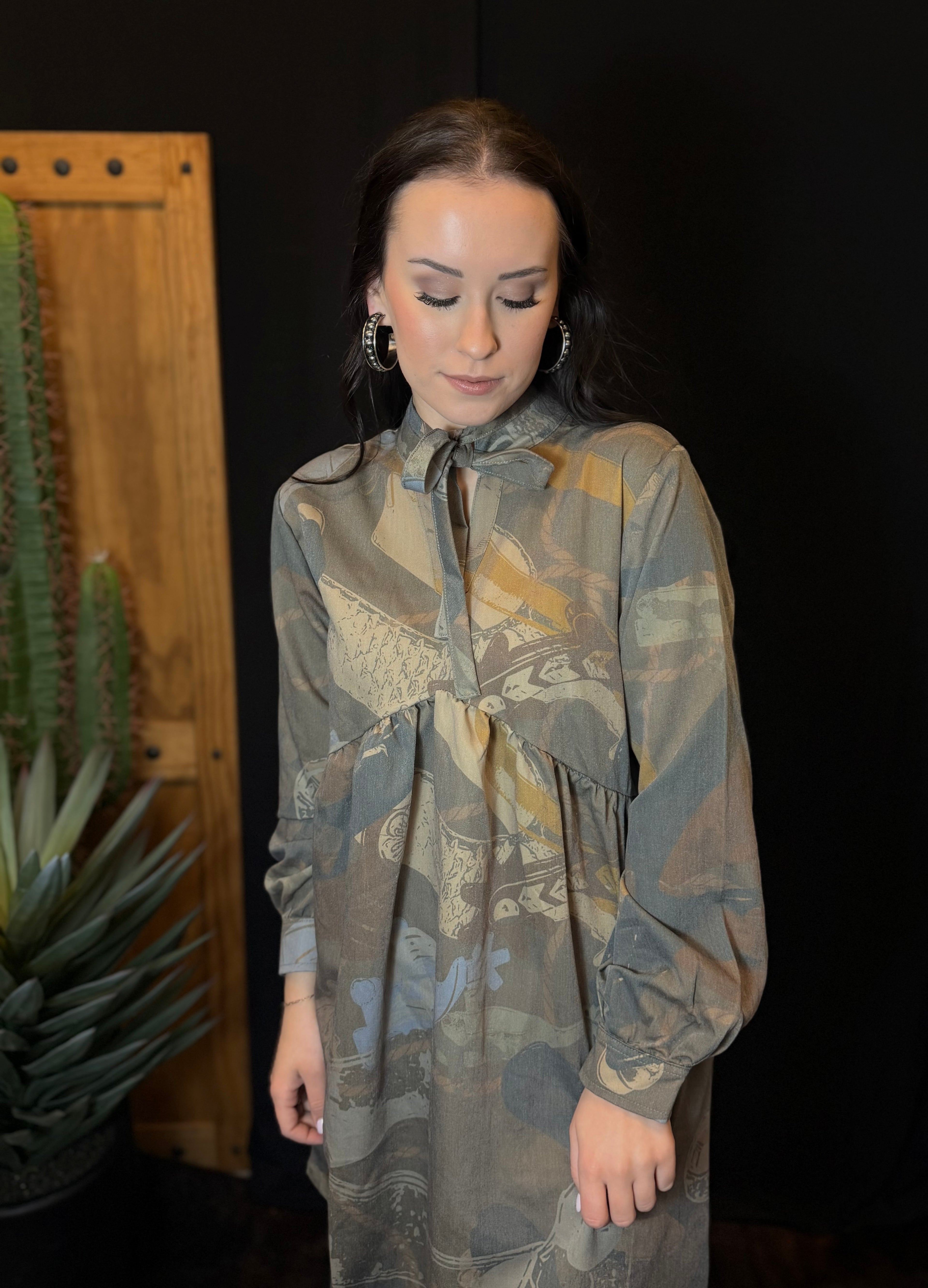 Saddleback Collage Dress