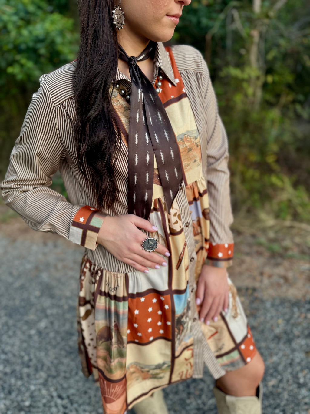 The Western Postcard Dress