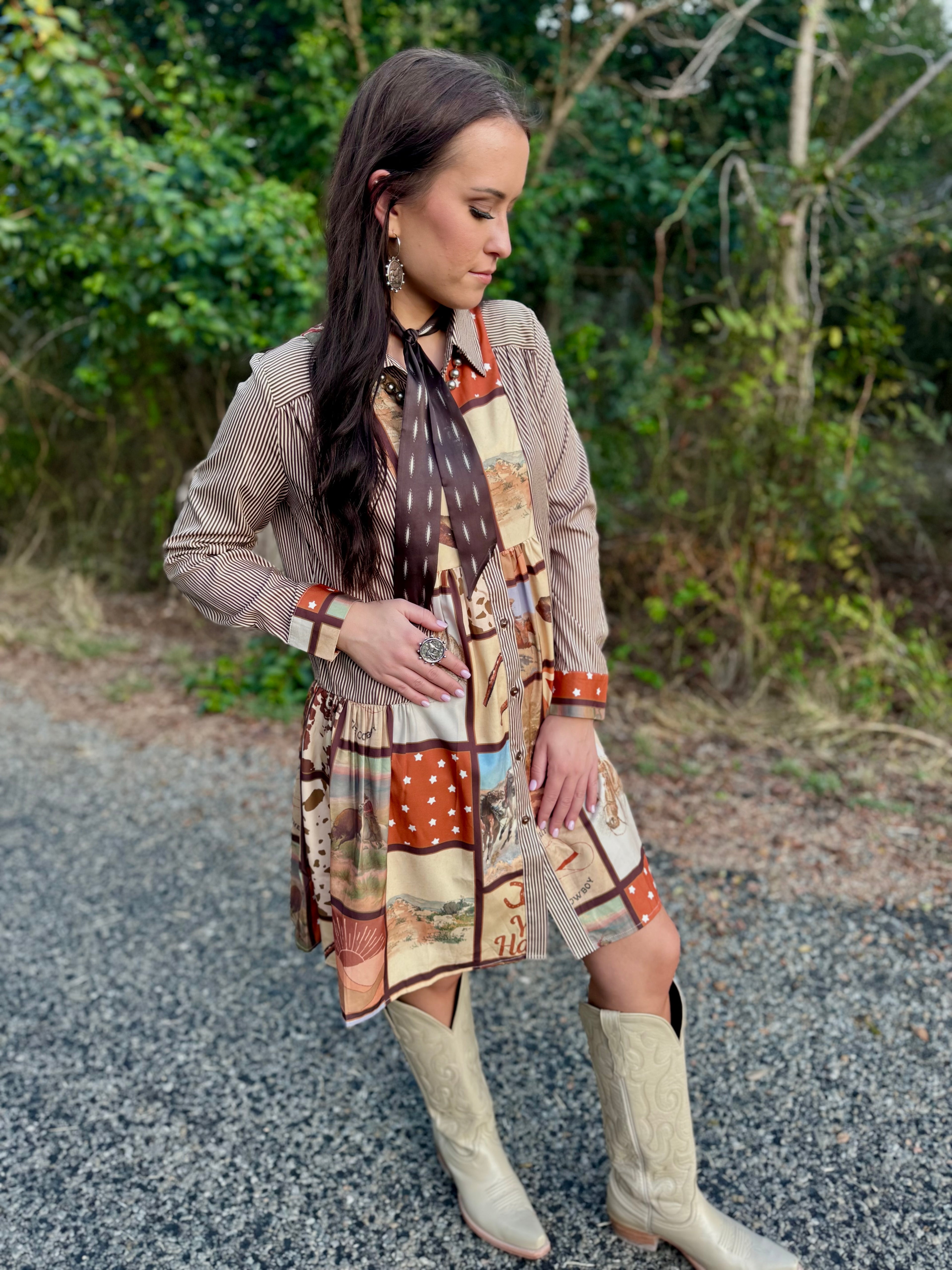 The Western Postcard Dress