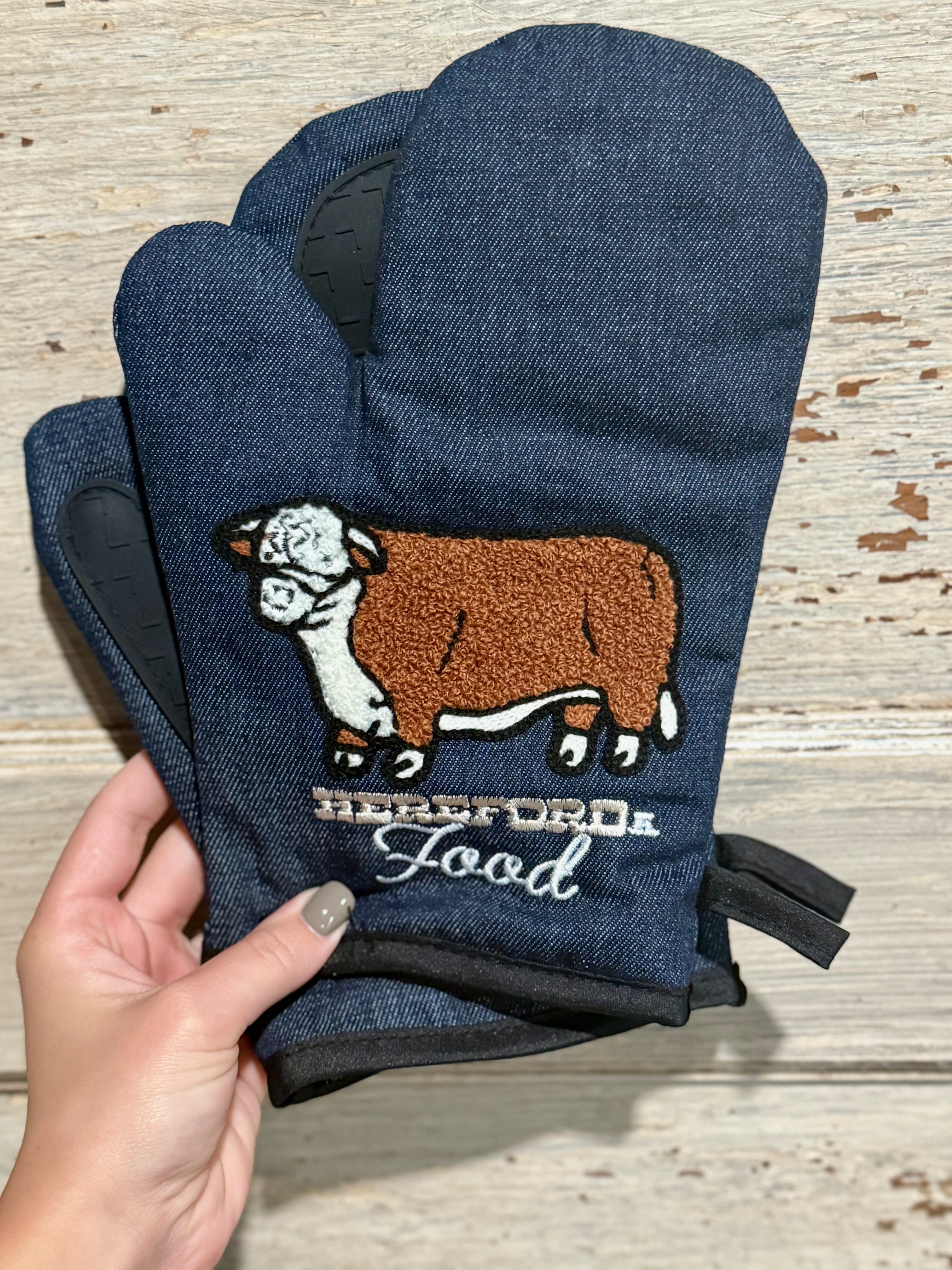 Hereford Hot Mitts & Pad Set