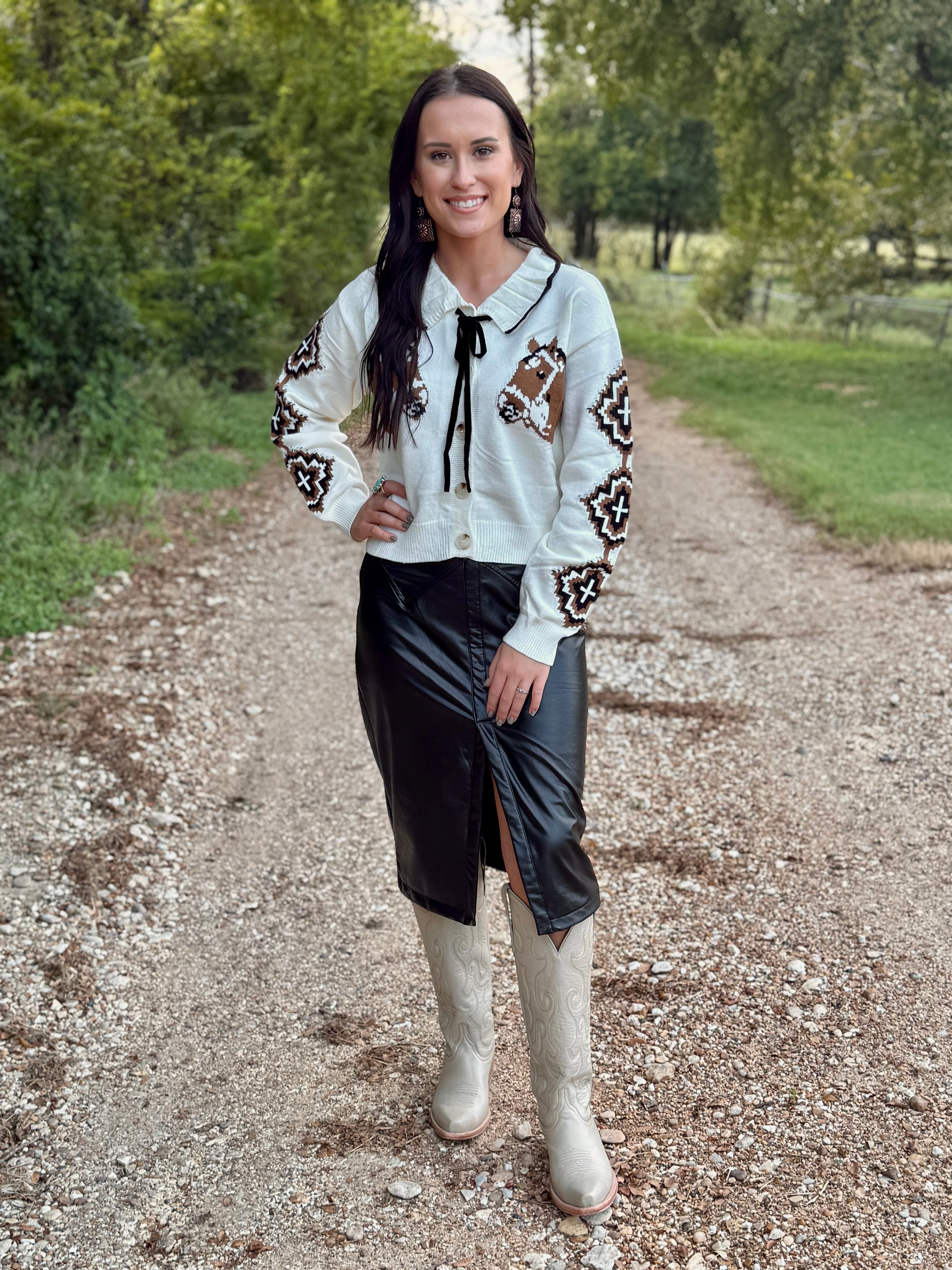 Horse Head Heritage Cardigan