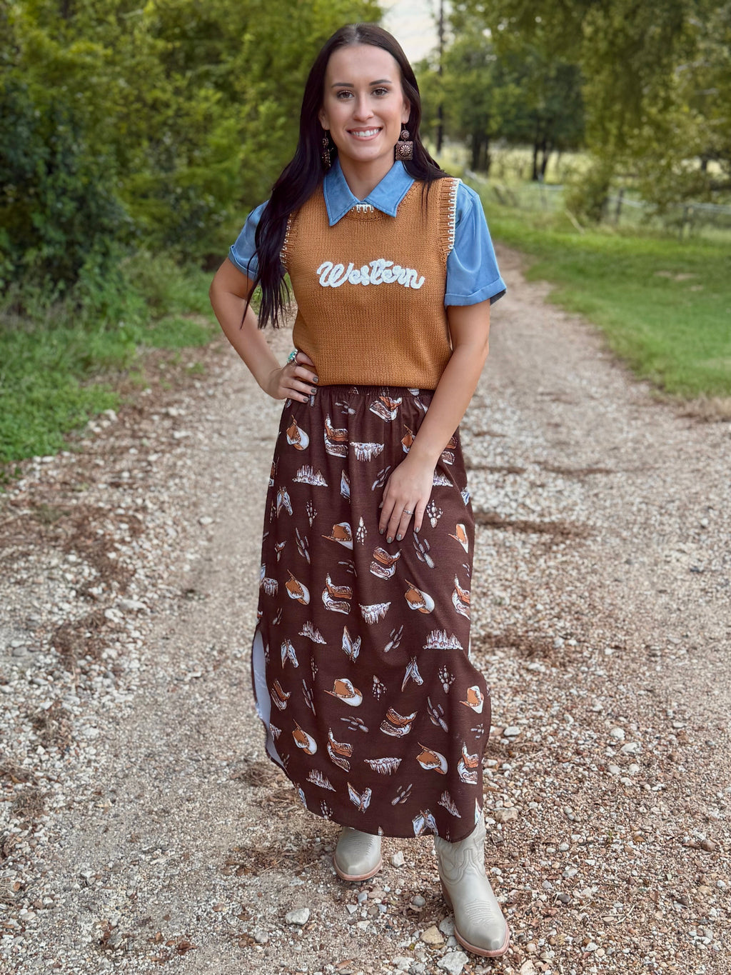 The Cowgirl Way Skirt