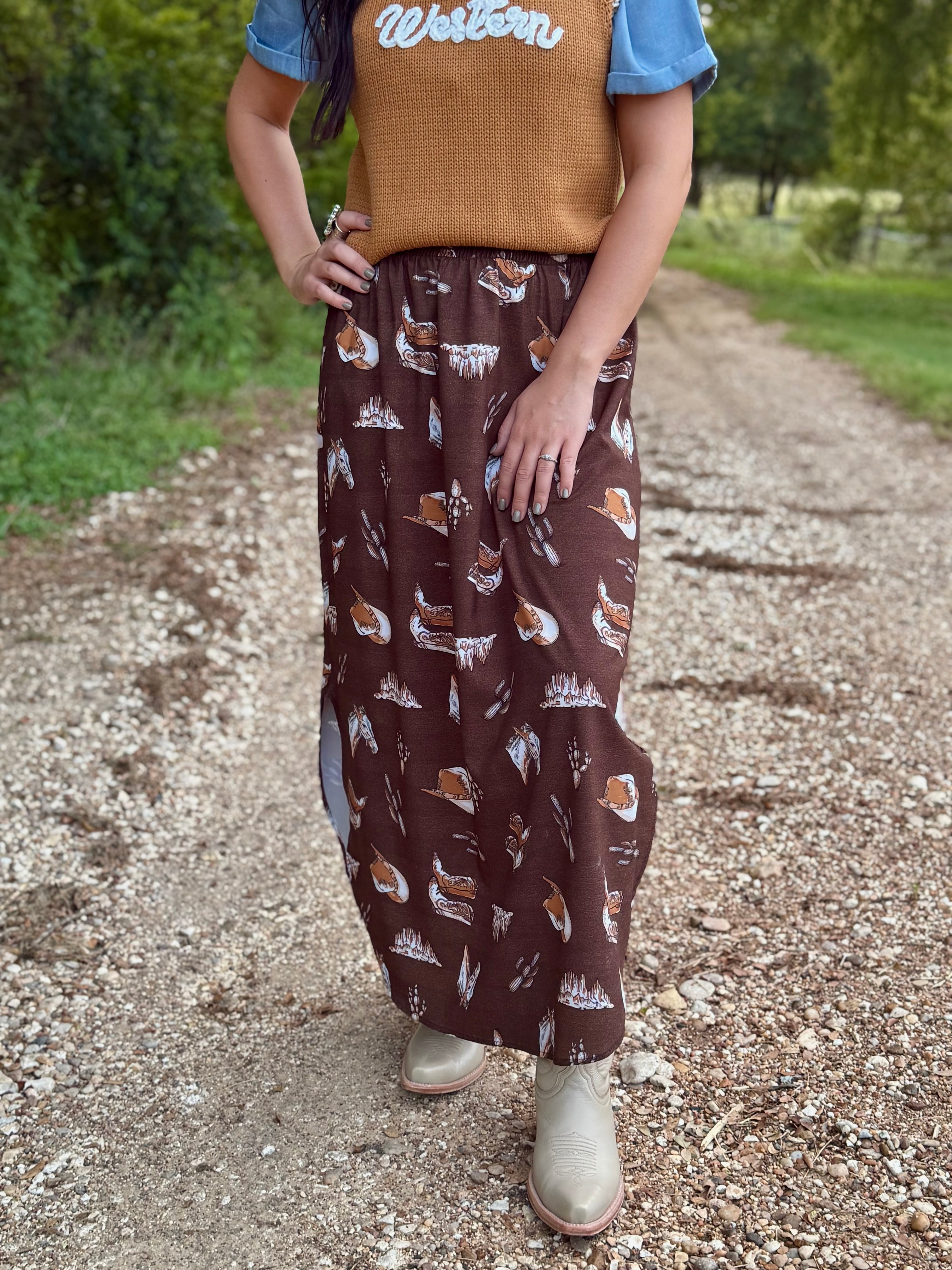 The Cowgirl Way Skirt