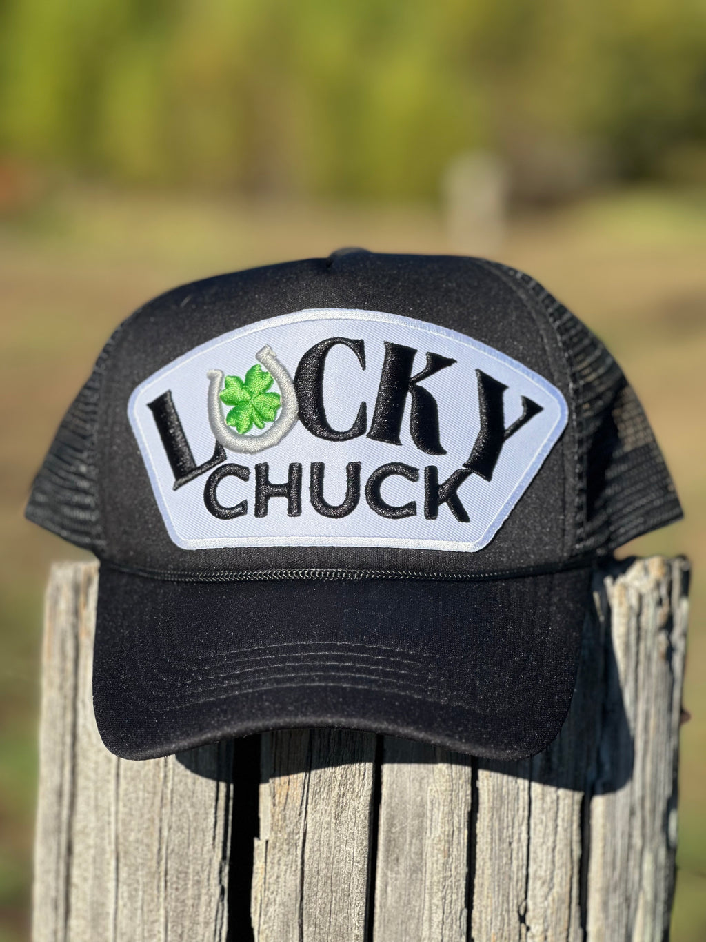 Black Lucky Chuck Hat