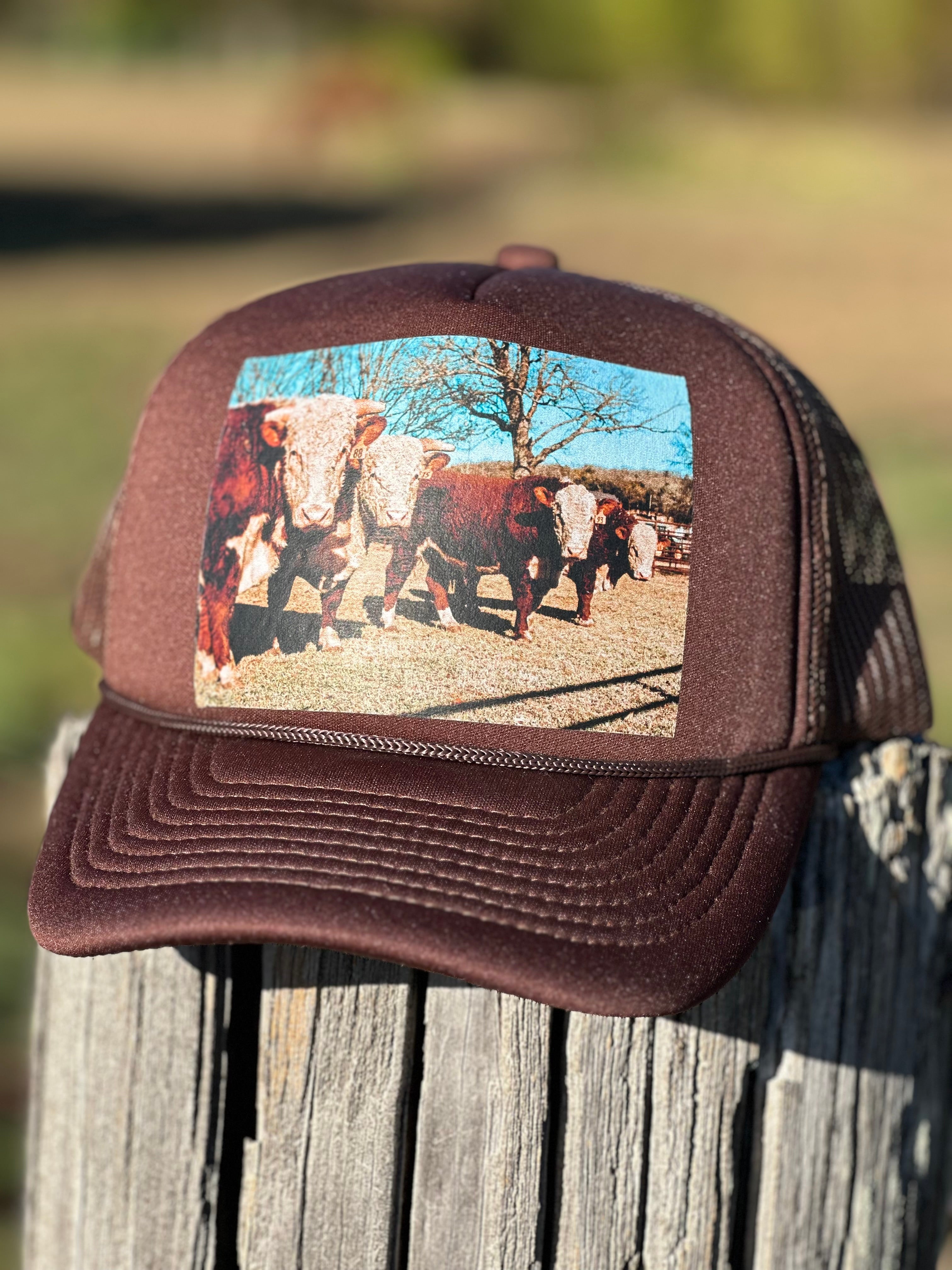 Brown Hereford Herd Hat