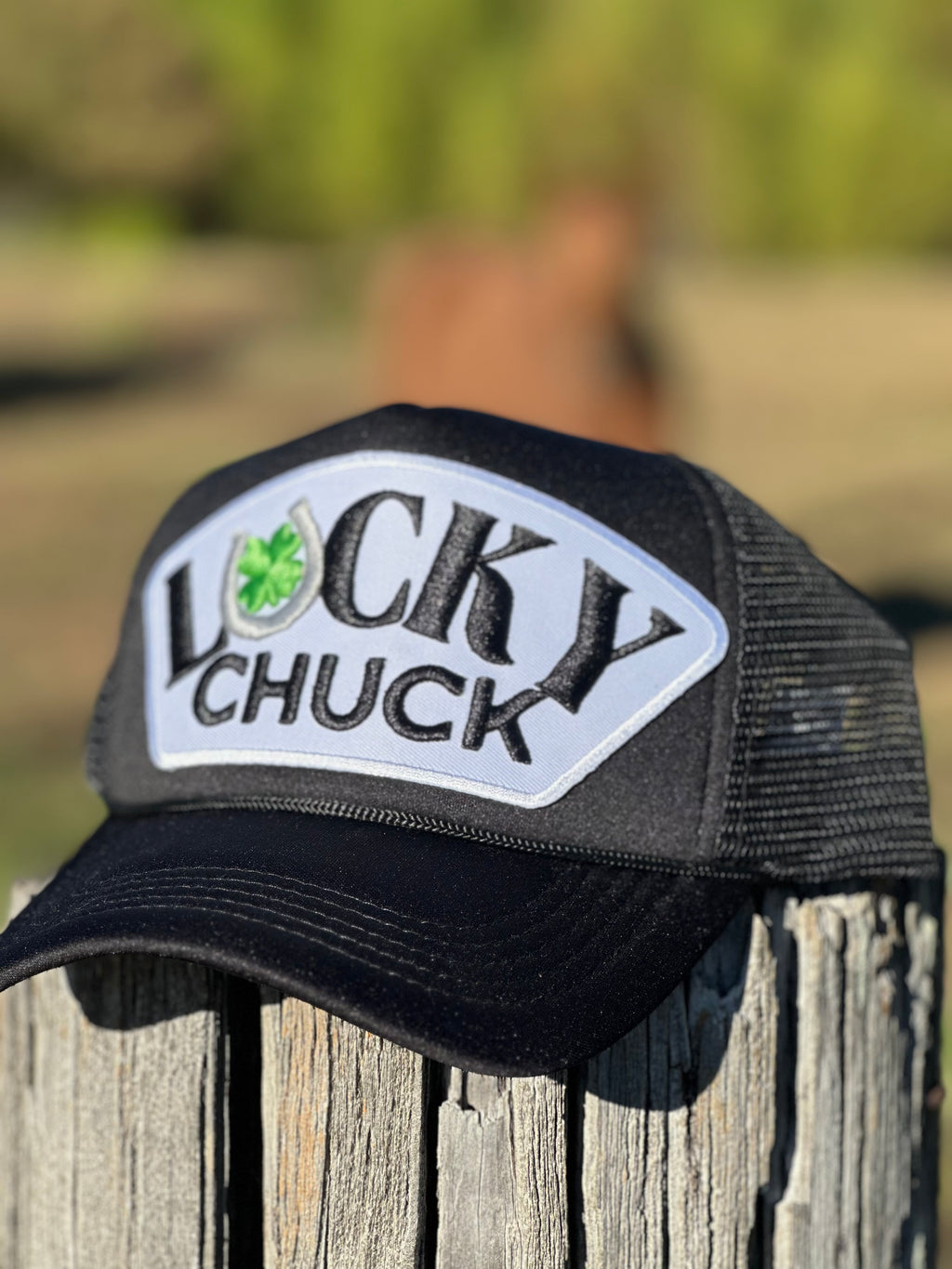 Black Lucky Chuck Hat