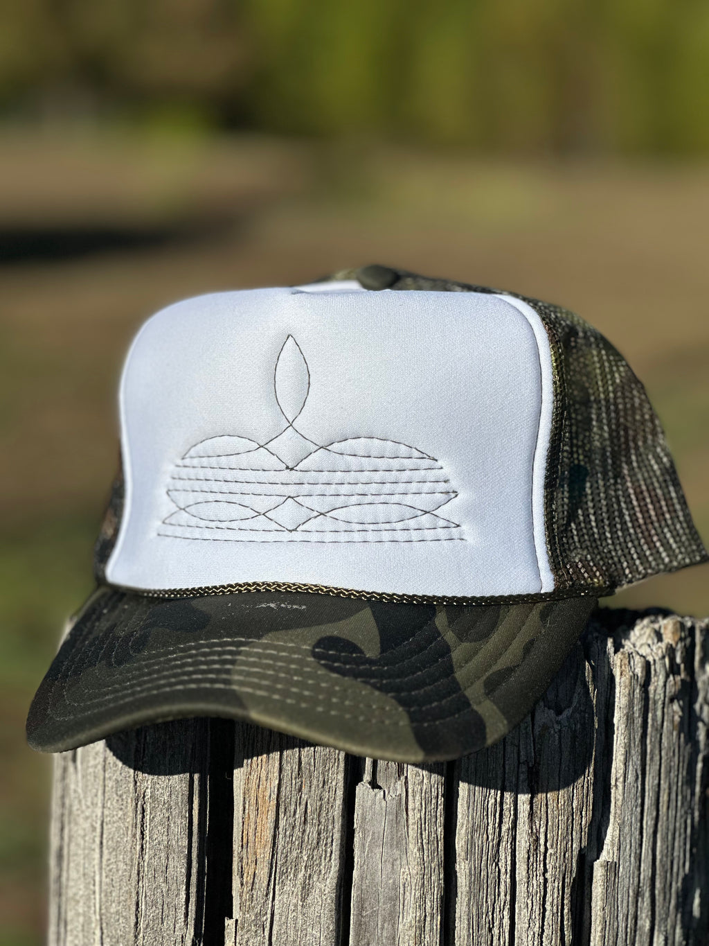 Camo Boot Stitch Hat