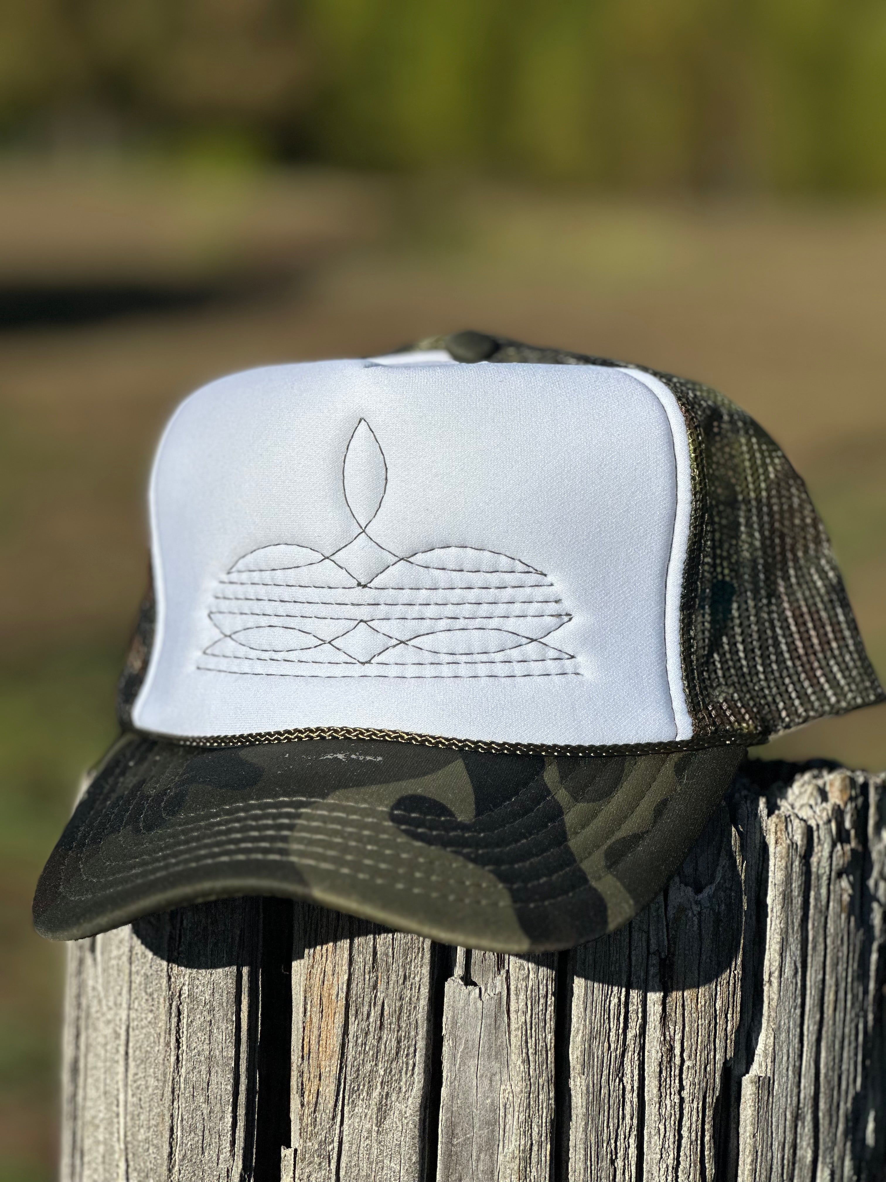 Camo Boot Stitch Hat