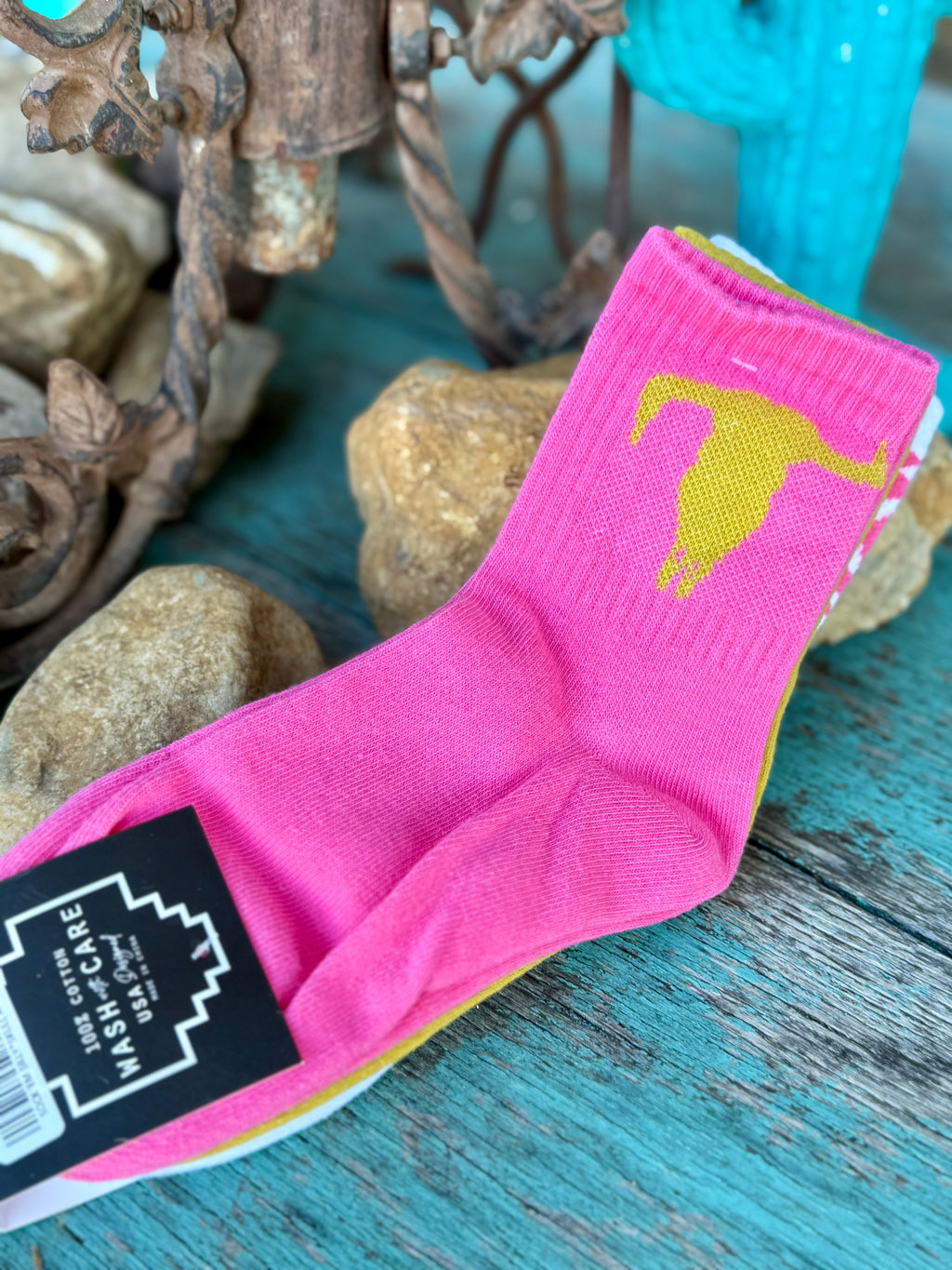 Sock Em Silly Skull Agave Adult Socks- 3 Pack