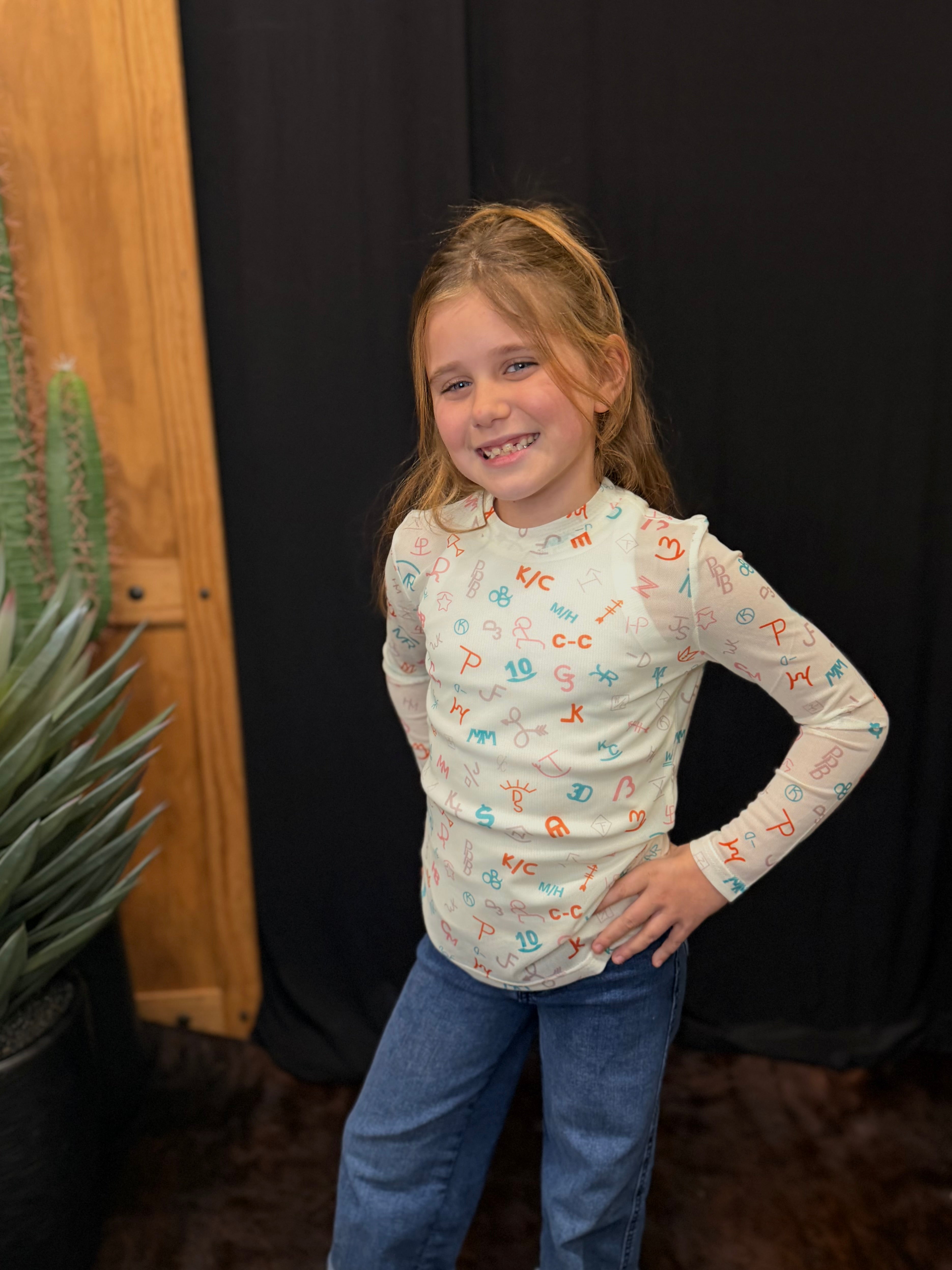 Brand It Up Youth Mesh Top