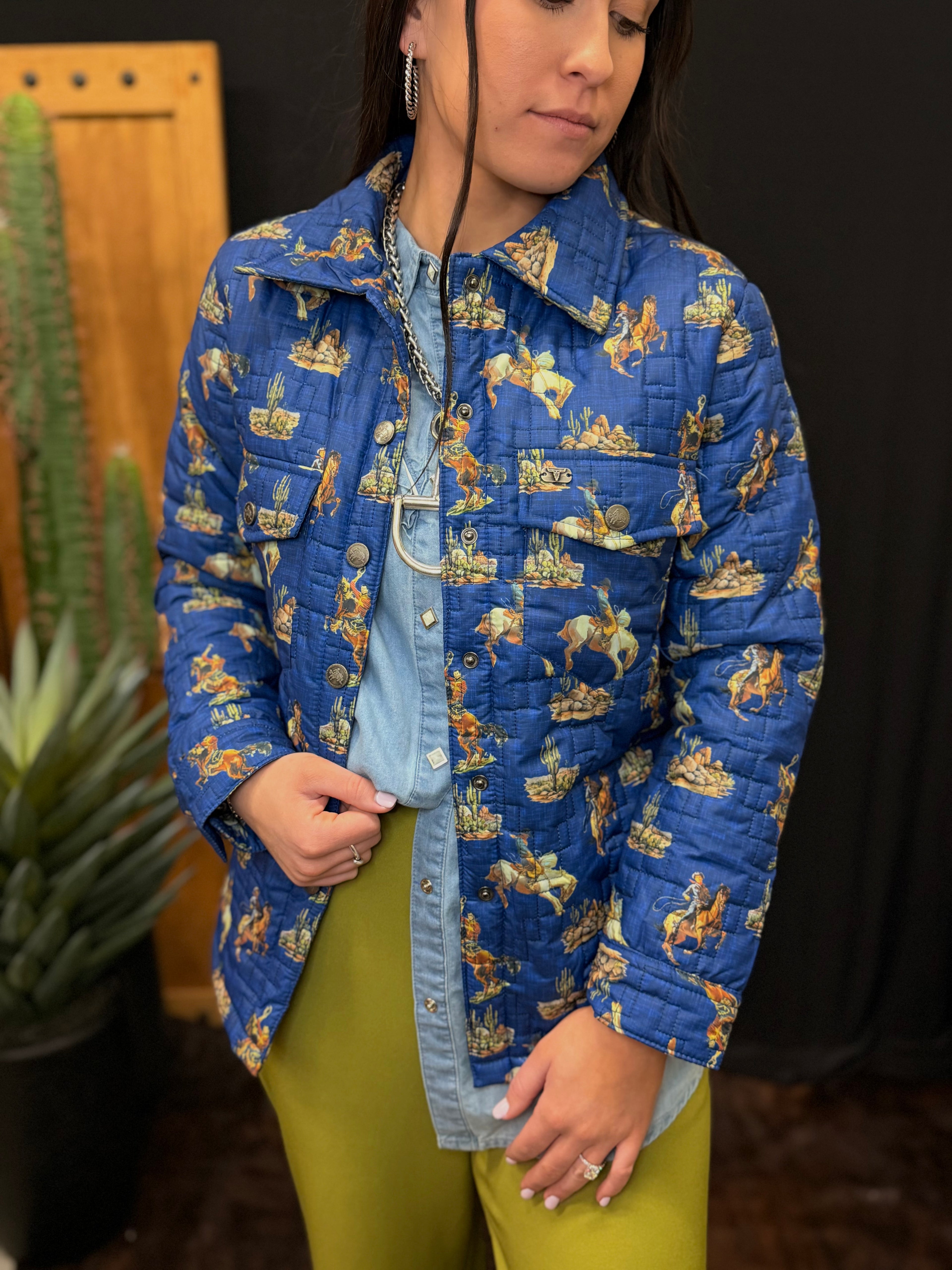 Outlaw Blues Quilted Jacket