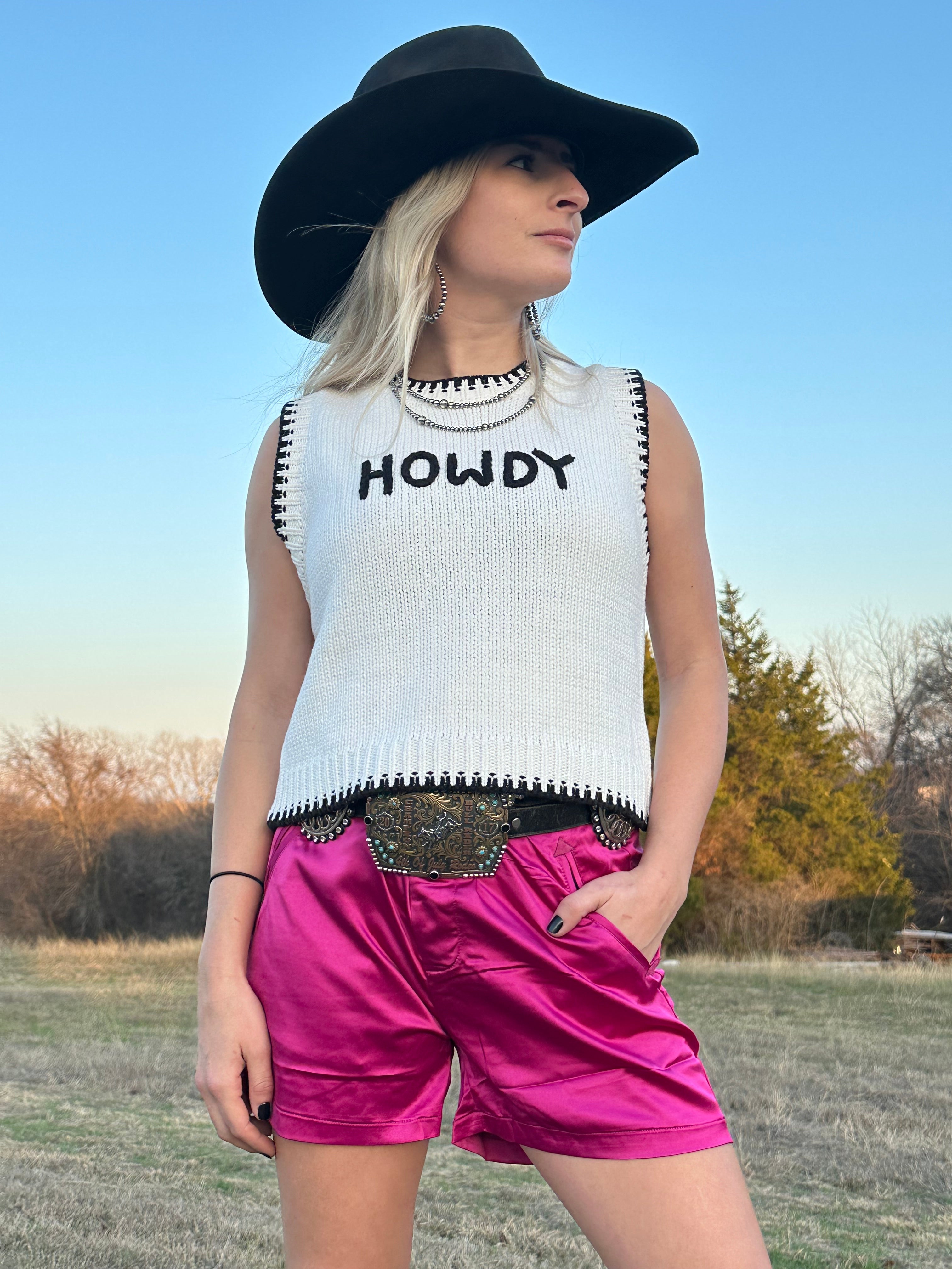 Hotty Hot Satin Pink Shorts