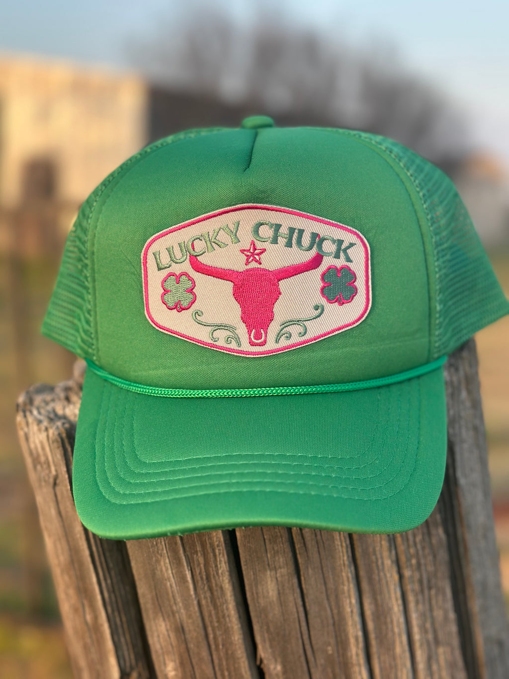 Green Lucky Chuck Hat