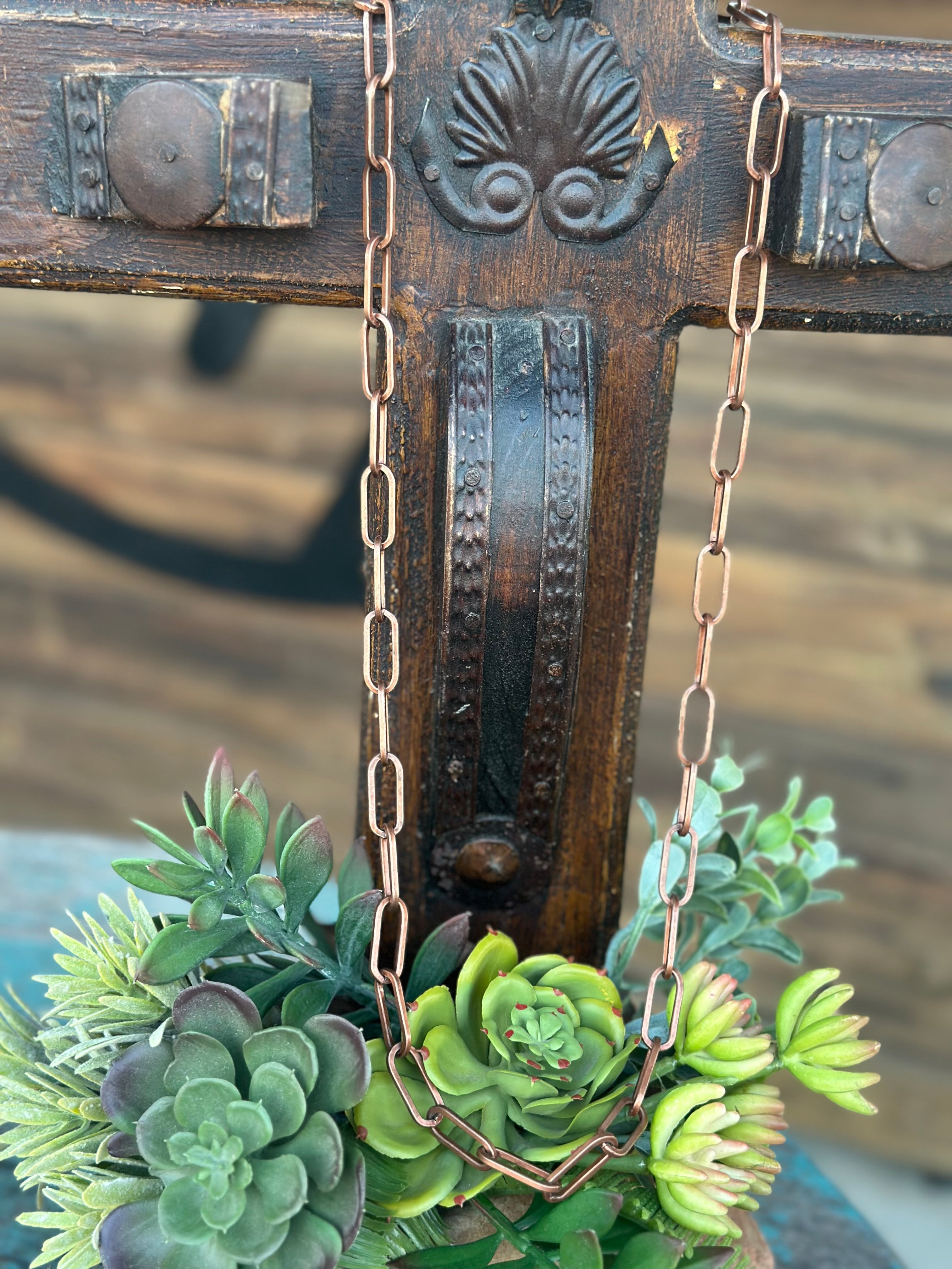 Copper Chain Necklace