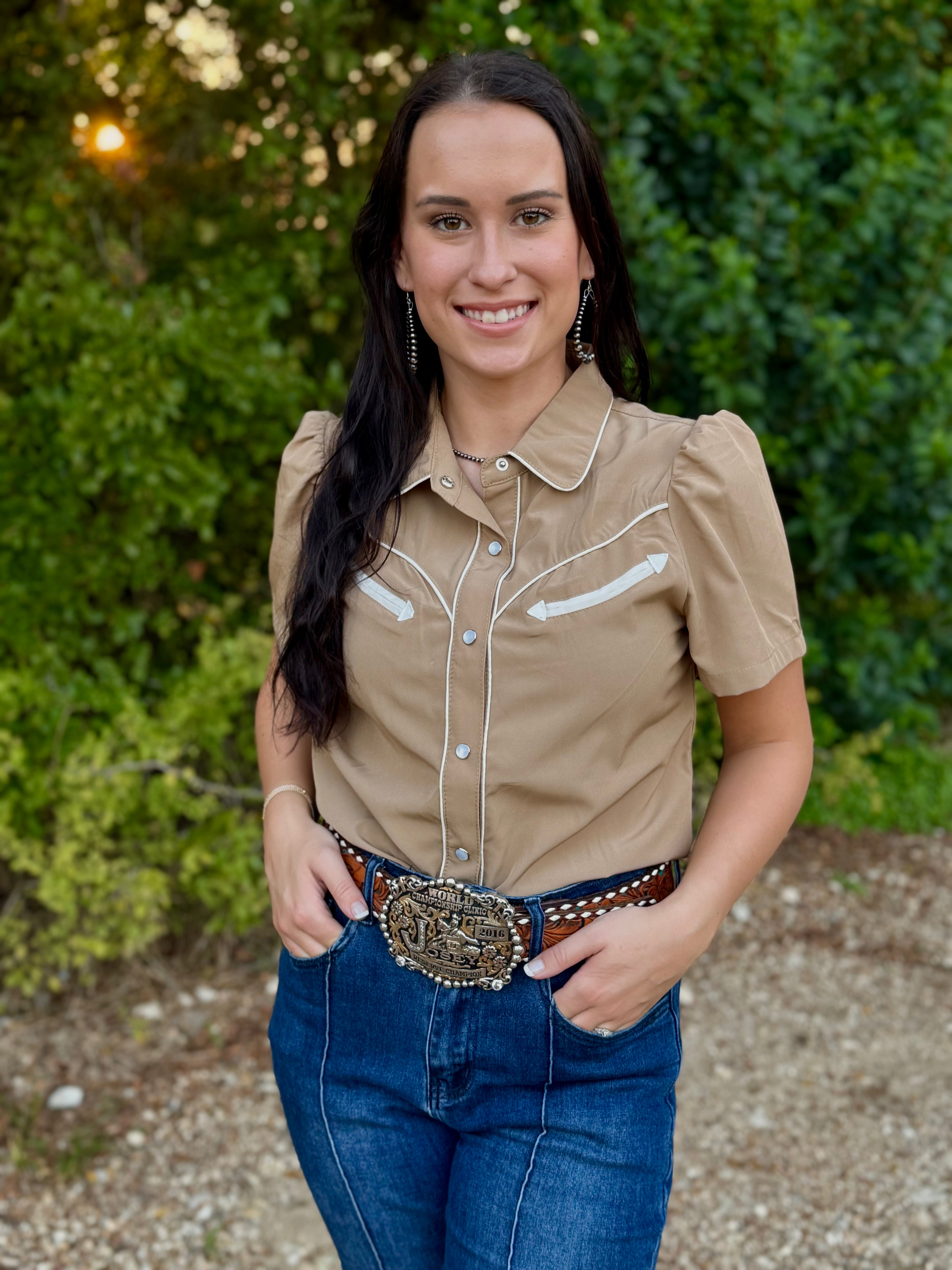 Desert Dust Pearl Snap