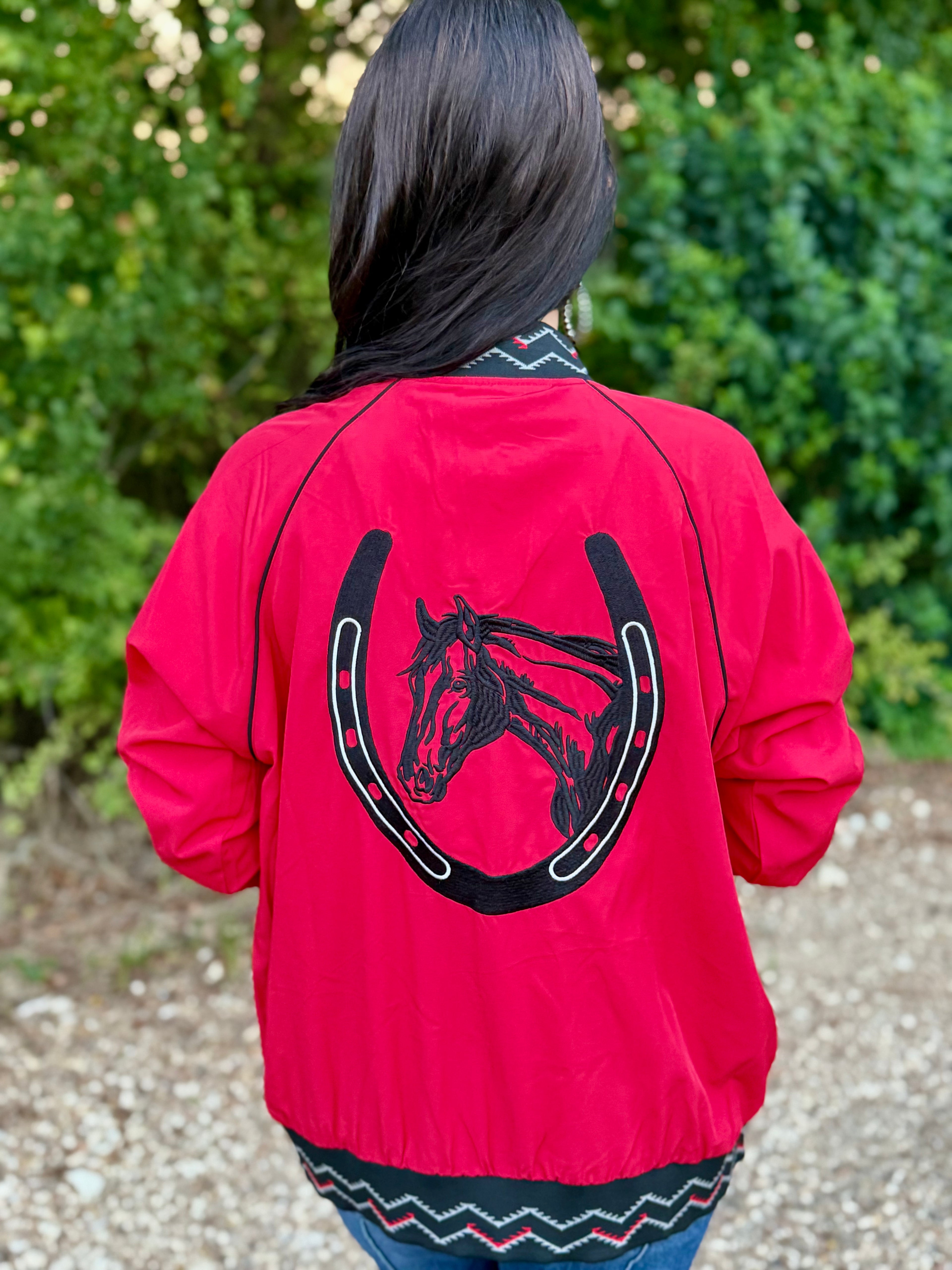 Red Bronc Bomber Jacket