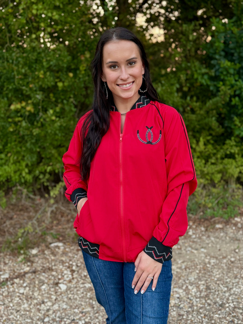 Red Bronc Bomber Jacket