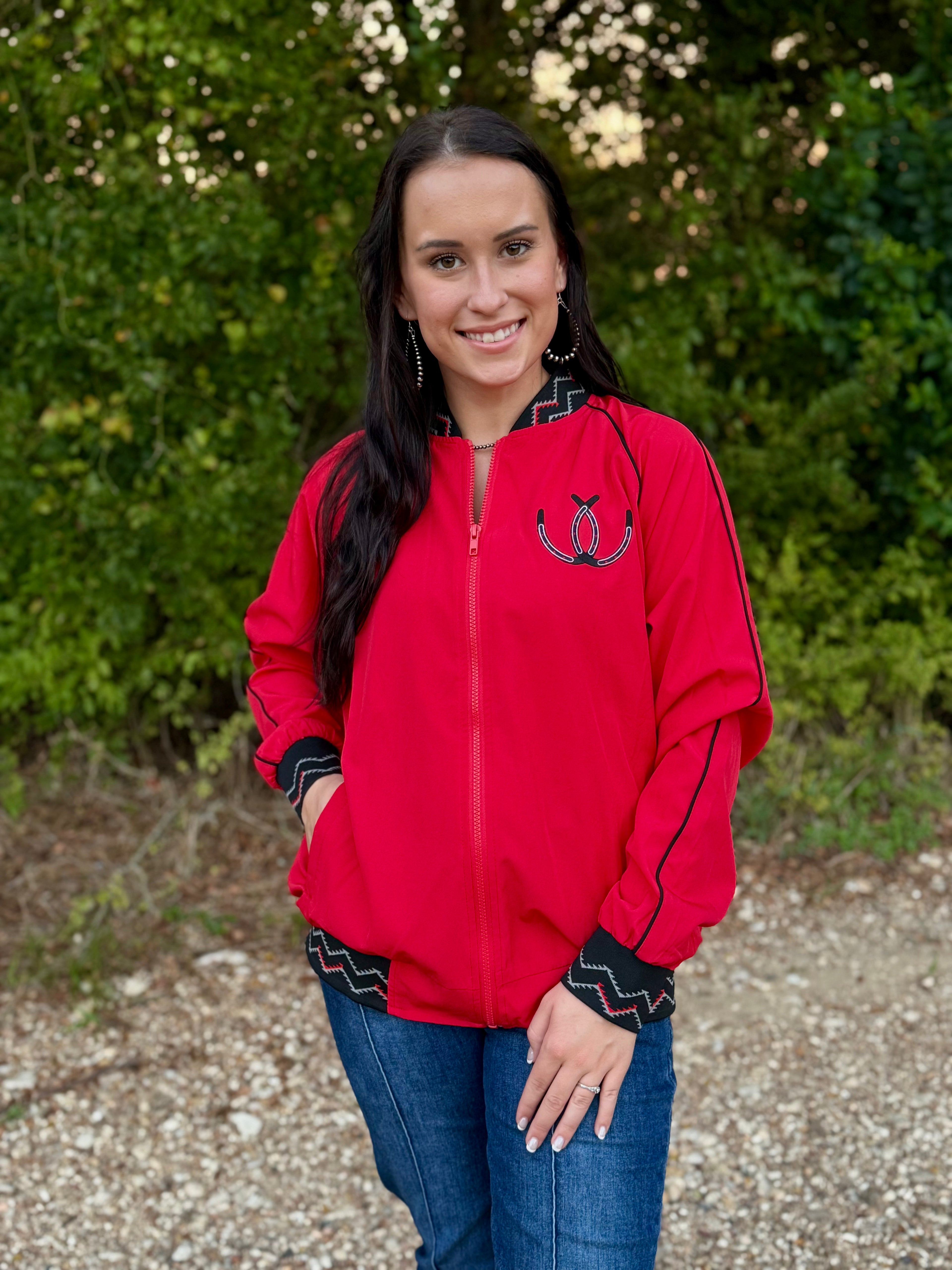 Red Bronc Bomber Jacket