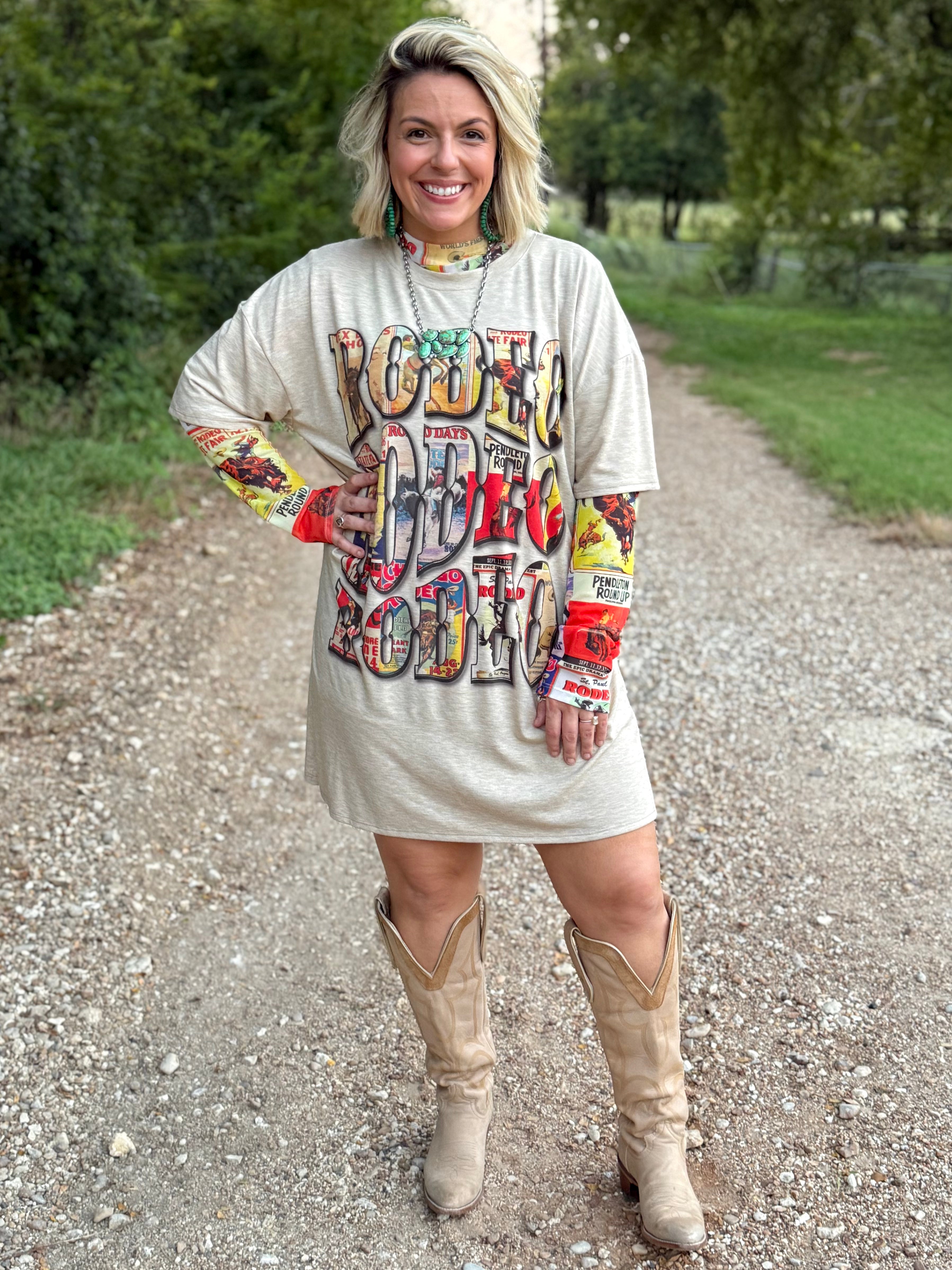 Rodeo Poster Dress