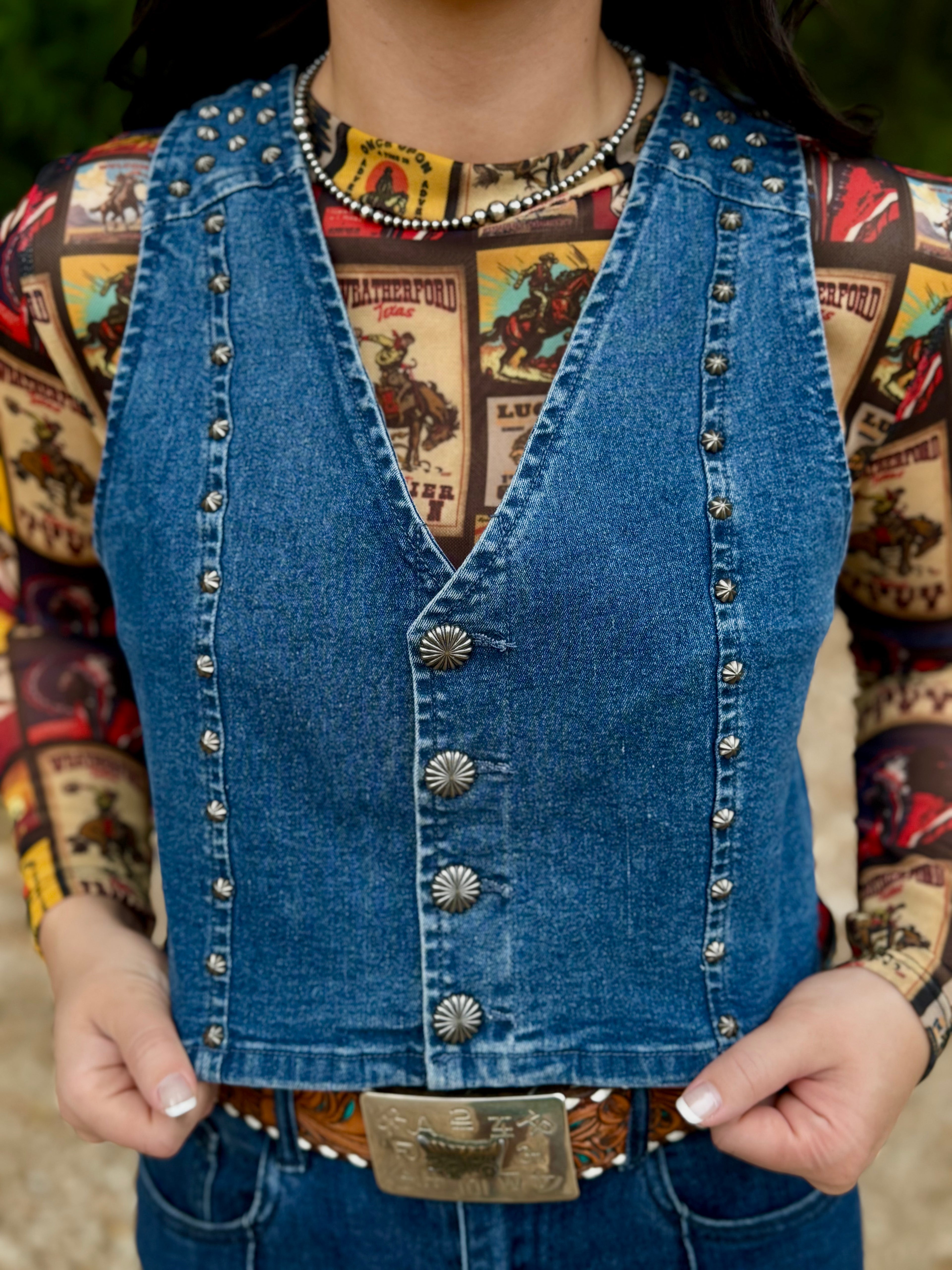 High Noon Denim Vest